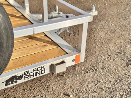 New 2026 Black Rhino 7-14 Aluminum Ramp Gate Utility EX - Landscape Series - 3K GVWR