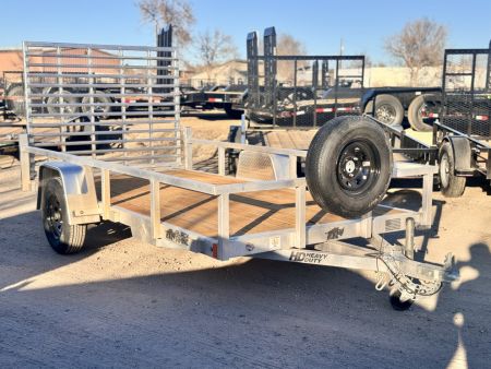 New 2026 Black Rhino 6-12 Aluminum Ramp Gate Utility - EX Landscape Series - 3K GVWR