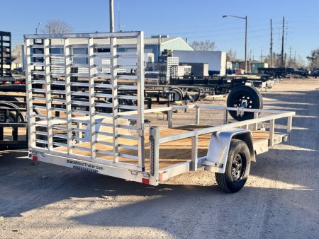 New 2026 Black Rhino 6-12 Aluminum Ramp Gate Utility - EX Landscape Series - 3K GVWR