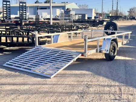 New 2026 Black Rhino 6-12 Aluminum Ramp Gate Utility - EX Landscape Series - 3K GVWR