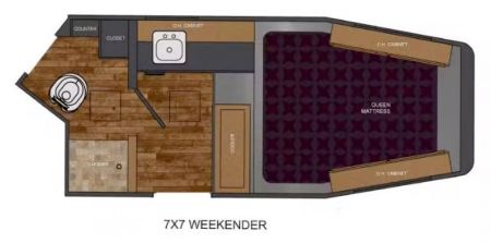 New 2026 Trails West Classic 7x7 Living Quarters Weekender - A/C - Shower & Toilet - Pass Through & Escape Door - Side Tack - 2 Horse Trailer