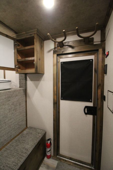 New 2026 Trails West Classic 7x7 Living Quarters Weekender - A/C - Shower & Toilet - Pass Through & Escape Door - Side Tack - 2 Horse Trailer