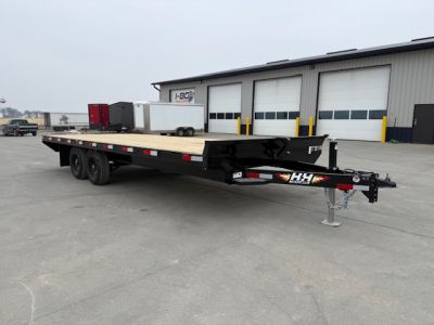 New 2026 H&H 102"x20' 10k Standard Duty Bumper Pull Deckover Trailer