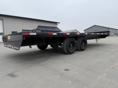 New 2026 H&H 102"x20' 10k Standard Duty Bumper Pull Deckover Trailer