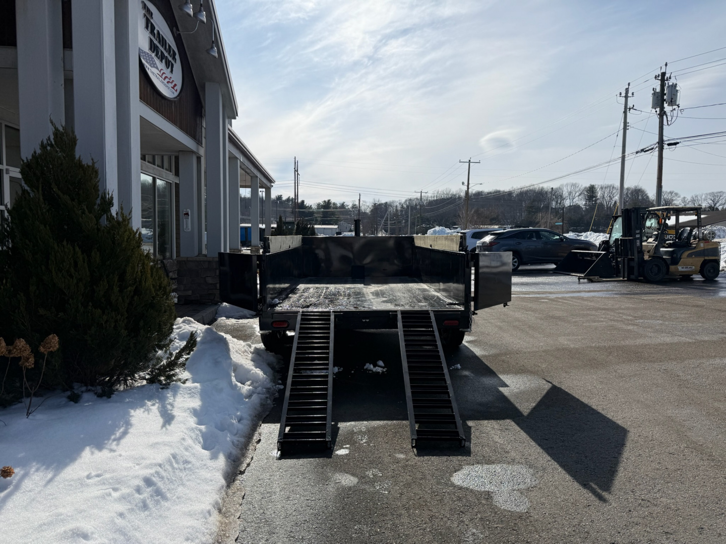 New Liberty 6'11" x 14' Telescopic Dump Trailer 17.5K