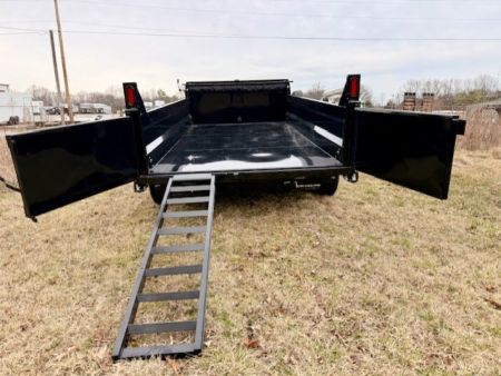 New 2026 Sure-Trac 7x14 14K HD Low Profile Telescopic Dump Trailer