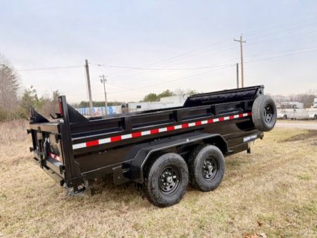 New 2026 Sure-Trac 7x14 14K HD Low Profile Telescopic Dump Trailer