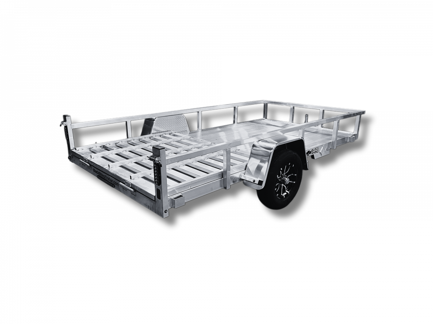 New 2026 Black Rhino LSS714A-5 Landscape Trailer 7'x14' 5k axle