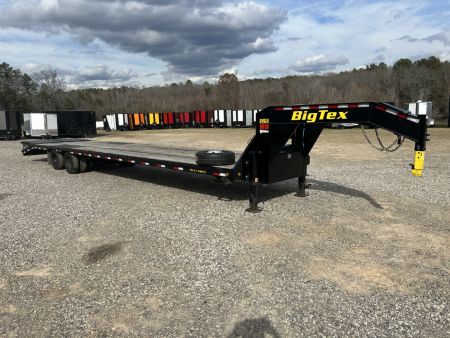 Used 2024 Big Tex Trailers 8.5 X 40 22GN Flatbed Trailer
