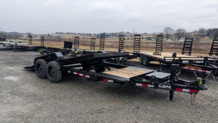 New 2027 CAM Superline 21' (5+16) HD XW Lo Pro Split Tilt Trailer (8K Axles)