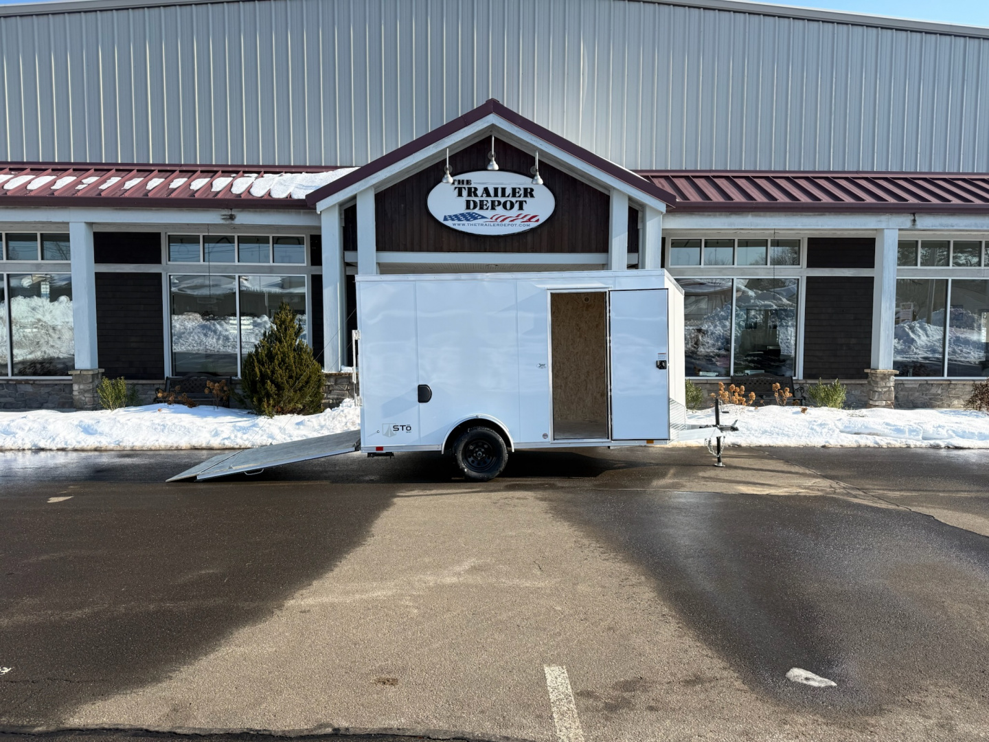 6×12 Enclosed Cargo Trailer photo 6
