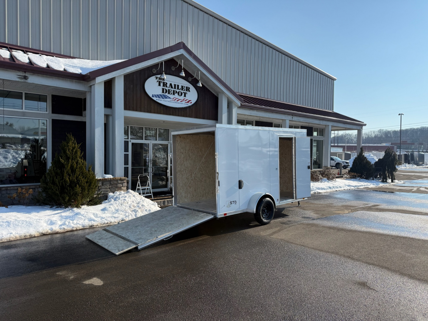 6×12 Enclosed Cargo Trailer photo 7