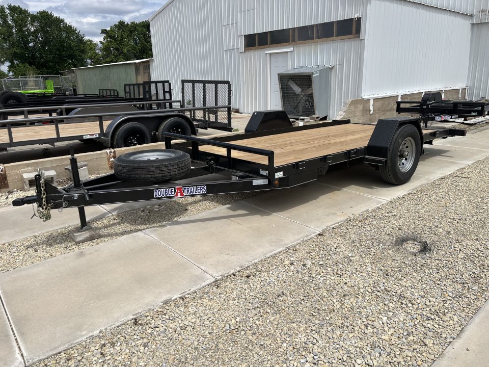 New 2027 Double A 80"x14' Tilt Trailer 7K Axle