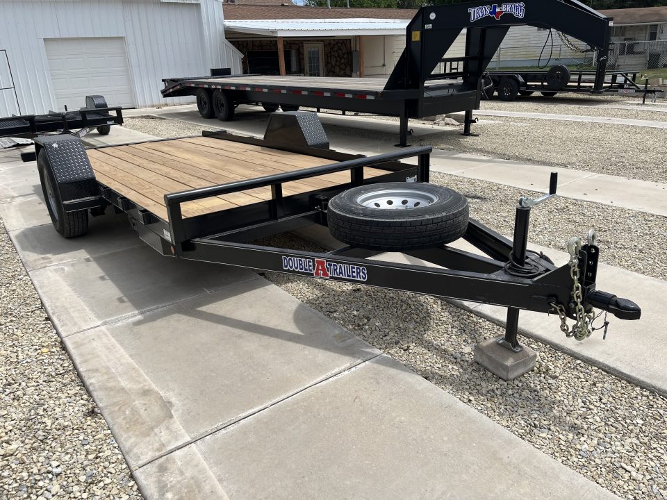 New 2027 Double A 80"x14' Tilt Trailer 7K Axle