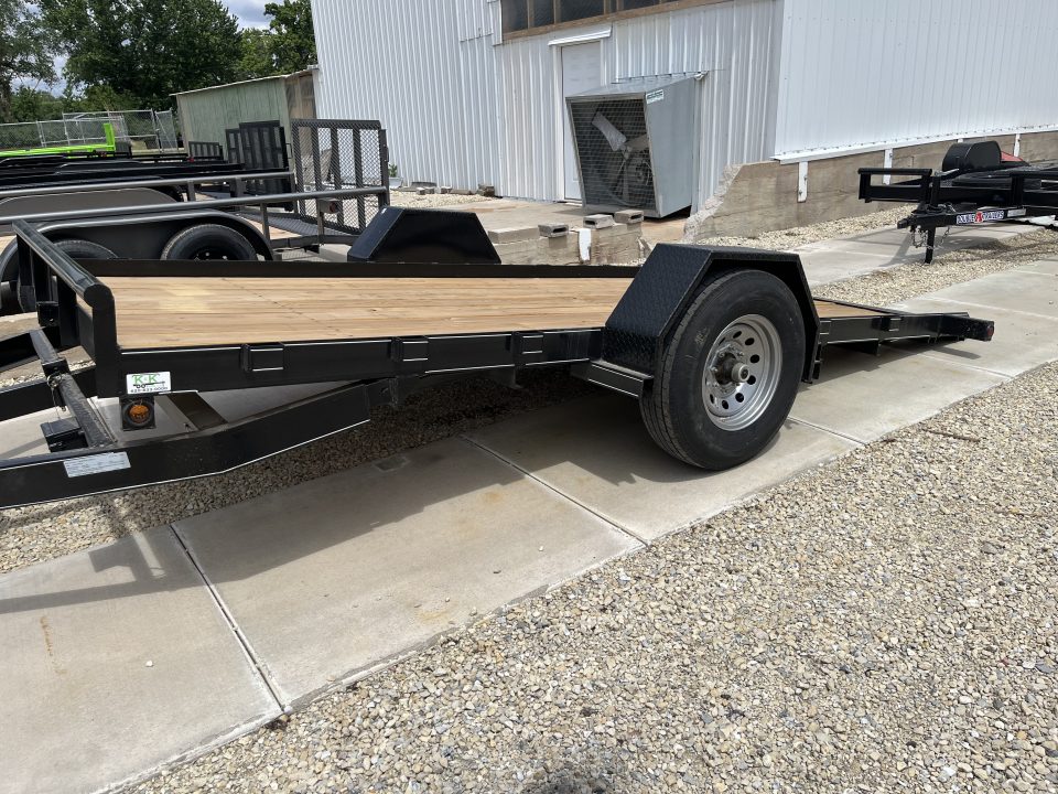 New 2027 Double A 80"x14' Tilt Trailer 7K Axle