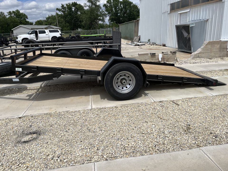 New 2027 Double A 80"x14' Tilt Trailer 7K Axle