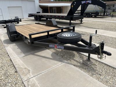 New 2027 Double A 80"x14' Tilt Trailer 7K Axle