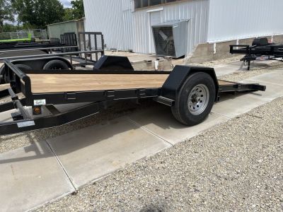 New 2027 Double A 80"x14' Tilt Trailer 7K Axle