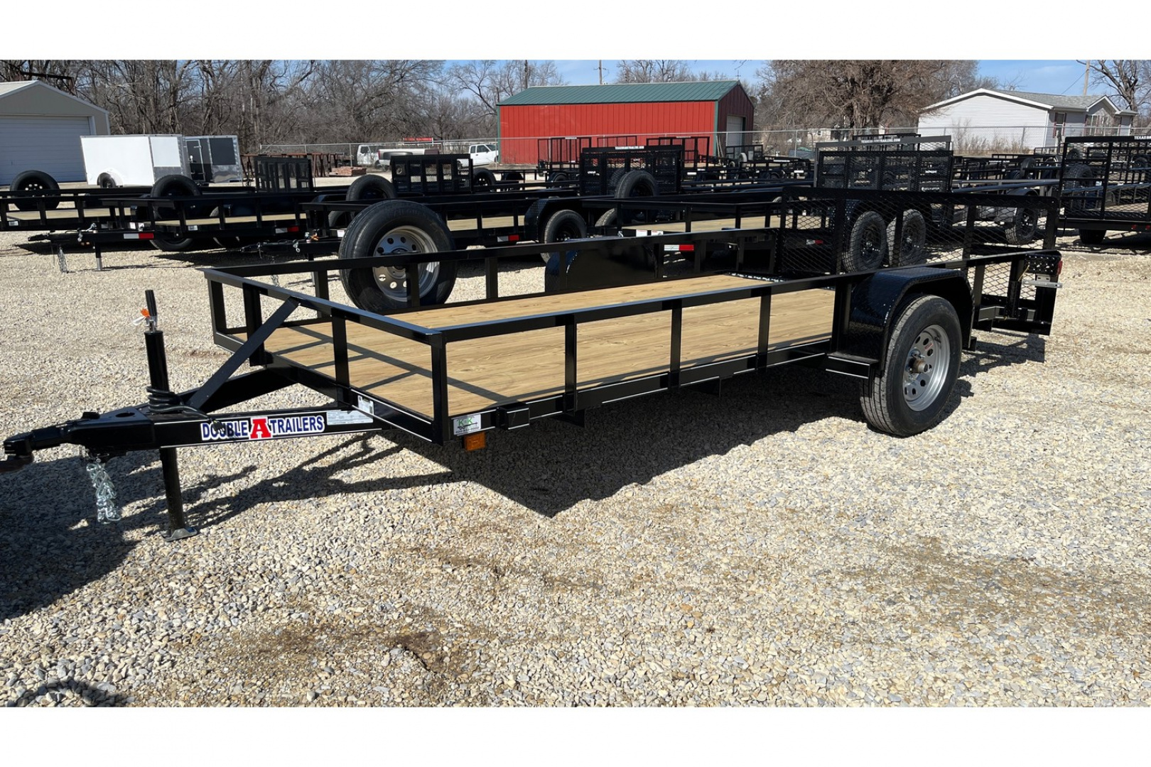 New 2026 77"x14' Dovetail - Double A Trailers