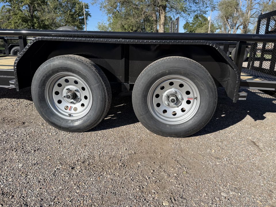 New 2027 Double A 83"x16' Tandem Dovetail Utility Trailer