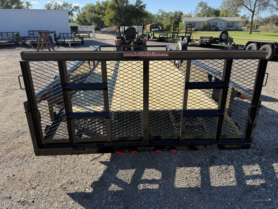 New 2027 Double A 83"x16' Tandem Dovetail Utility Trailer