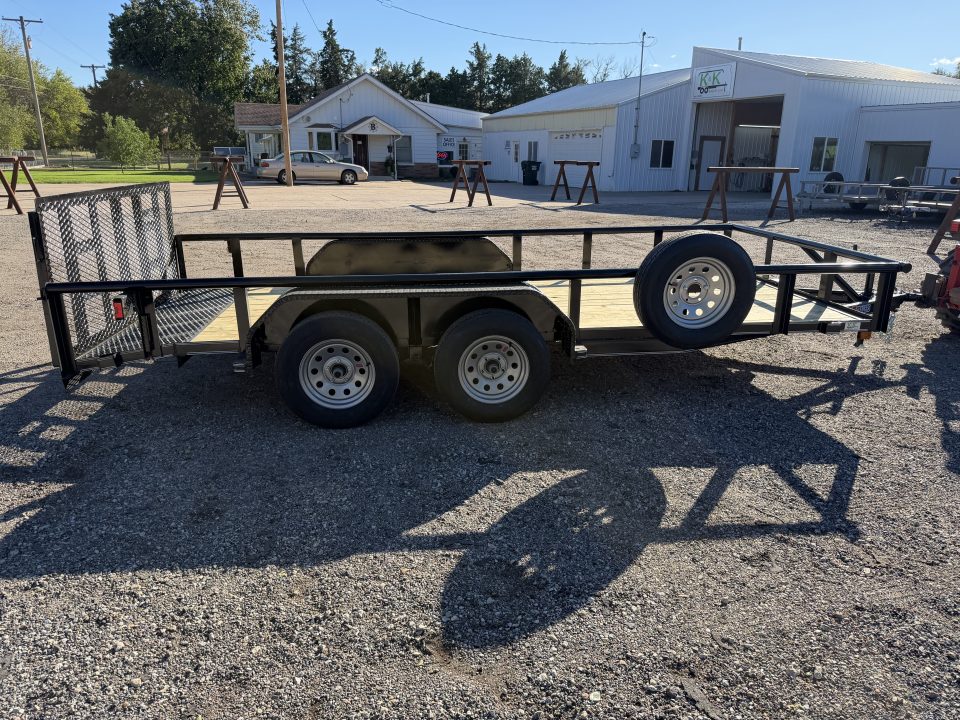 New 2027 Double A 83"x16' Tandem Dovetail Utility Trailer