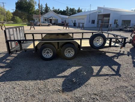 New 2027 Double A 83"x16' Tandem Dovetail Utility Trailer