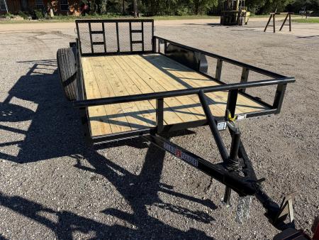 New 2027 Double A 83"x16' Tandem Dovetail Utility Trailer