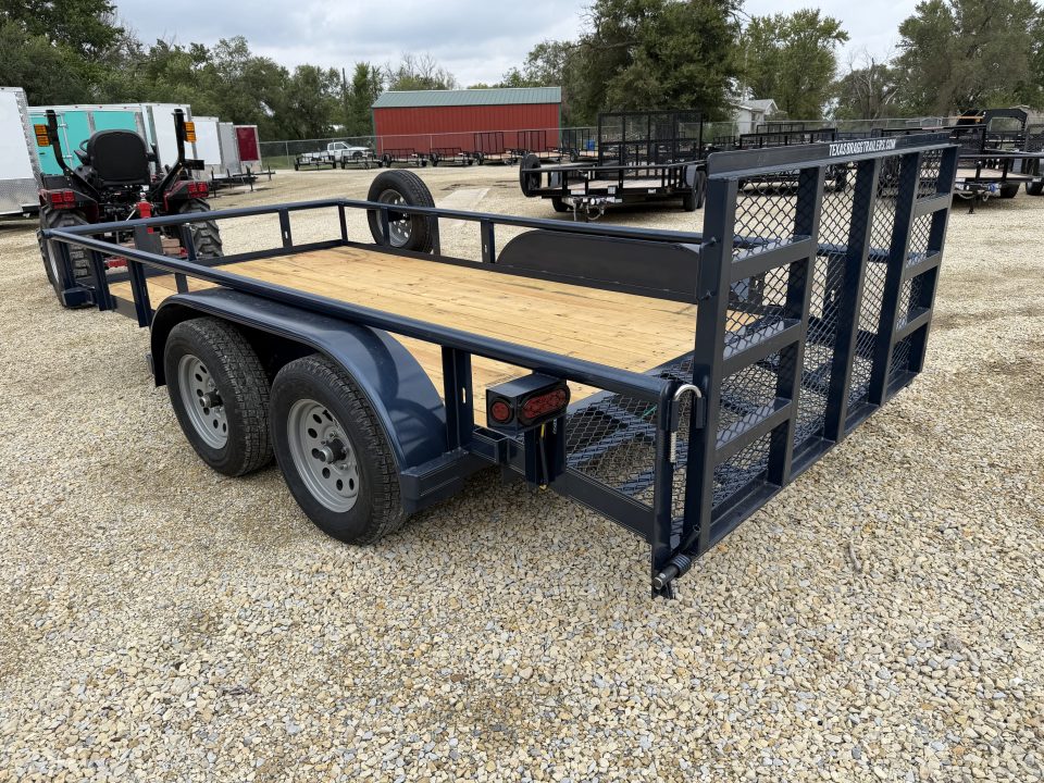 New 2026 77" x 14' Pipe Tandem Dovetail Utility Trailer - Texas Bragg Trailers