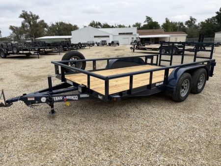 New 2026 77  x 14' Pipe Tandem Dovetail Utility Trailer - Texas Bragg Trailers