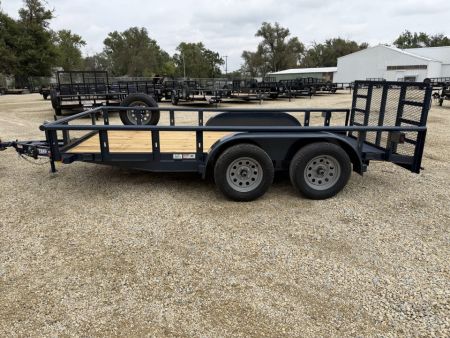 New 2026 77" x 14' Pipe Tandem Dovetail Utility Trailer - Texas Bragg Trailers