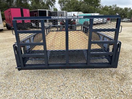 New 2026 77" x 14' Pipe Tandem Dovetail Utility Trailer - Texas Bragg Trailers