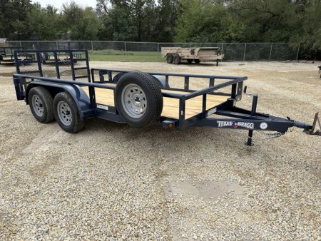 New 2026 77" x 14' Pipe Tandem Dovetail Utility Trailer - Texas Bragg Trailers