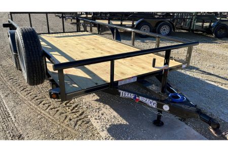 New 2026 77"x14' Dovetail Utility Trailer - Texas Bragg Trailers
