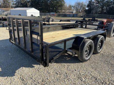 New 2026 82"x14' TA Dovetail Utility Trailer - STAG Trailers