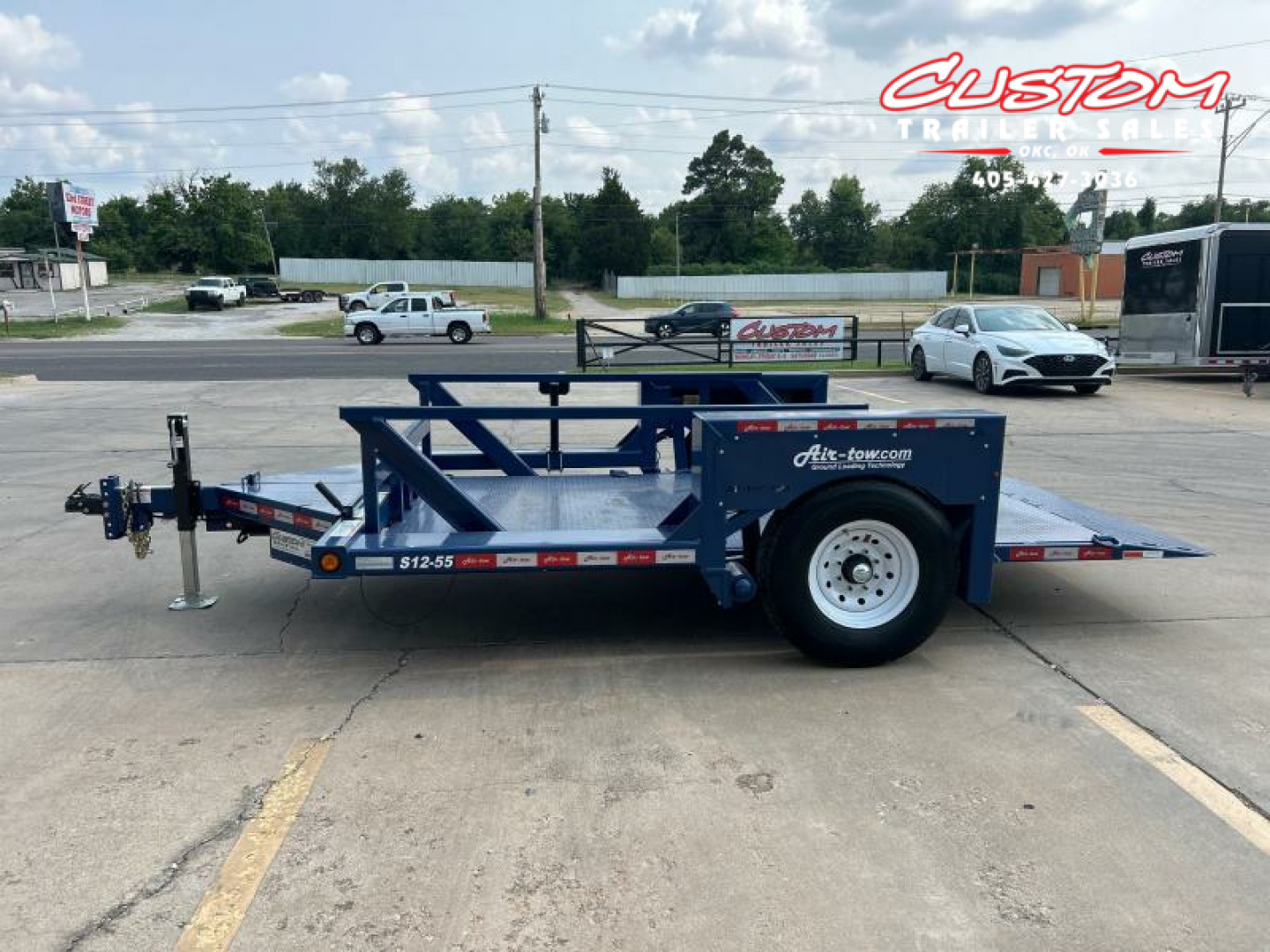 12×75 Equipment Flatbed Trailer
