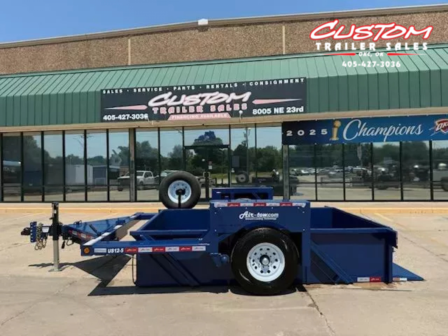 12×75 Equipment Flatbed Trailer