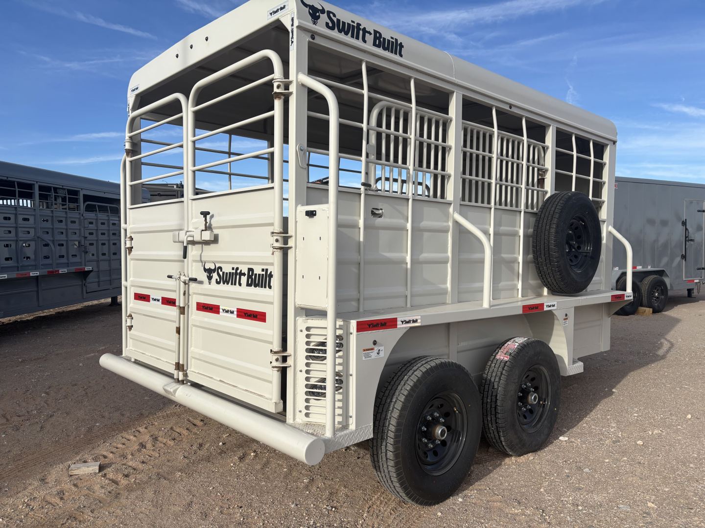 New 2026 Swift Built Trailers 6.5X14 BUMPER PULL 14K STOCK TRAILER Stock / Stock Combo Trailer