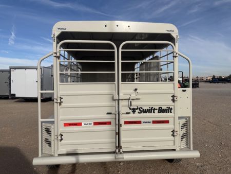 New 2026 Swift Built Trailers 6.5X14 BUMPER PULL 14K STOCK TRAILER Stock / Stock Combo Trailer