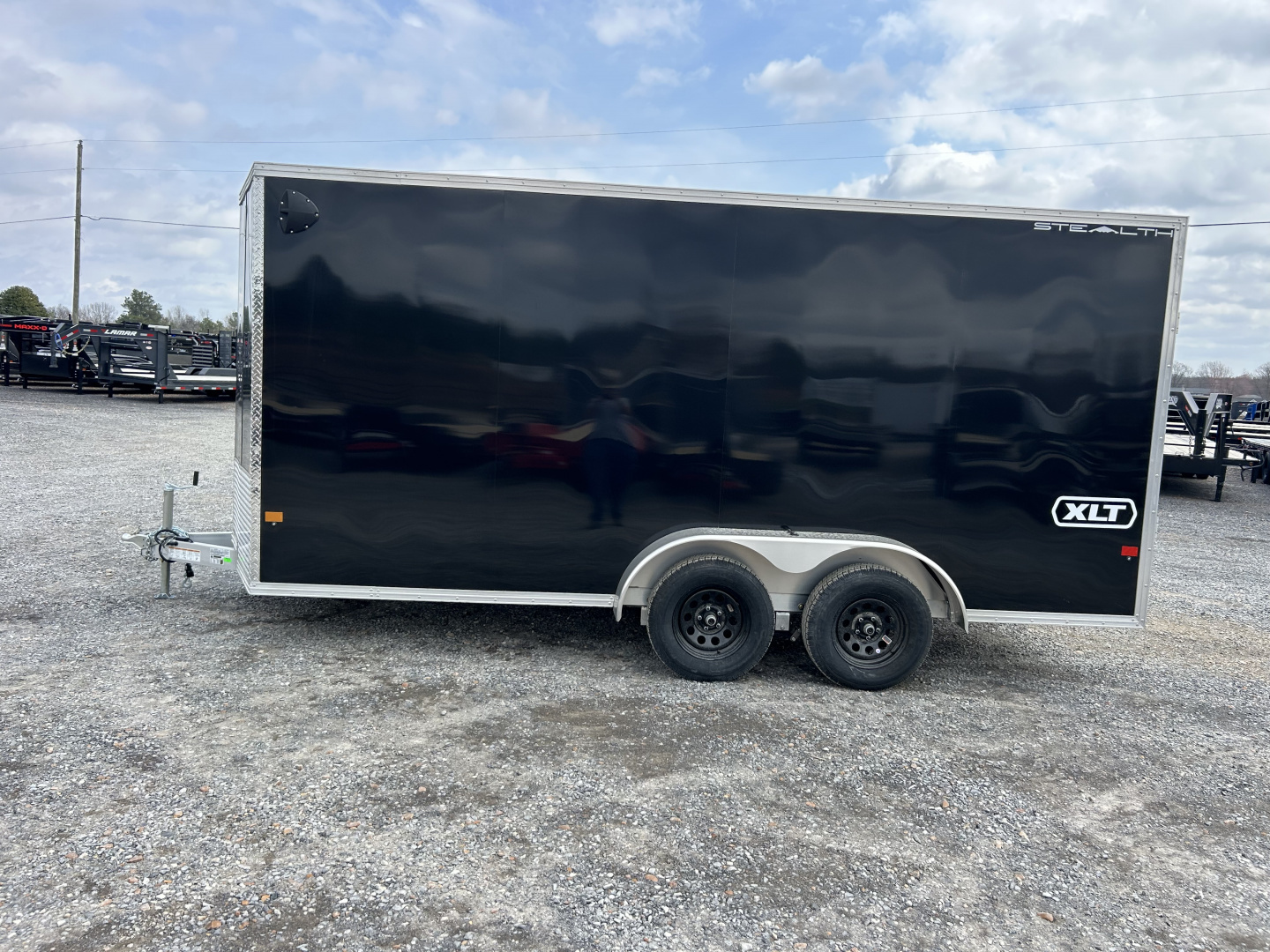 New 2026 ALCOM 7'x16' Aluminum Enclosed Trailer