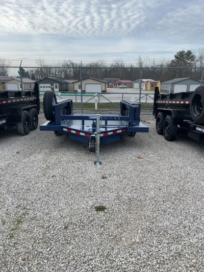 New 2026 AIR TOW PRO 14 Flatbed Drop Deck Equipment Trailer