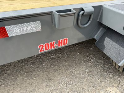 New 2026 Behnke CBCT2220E-S10K Equipment Trailer