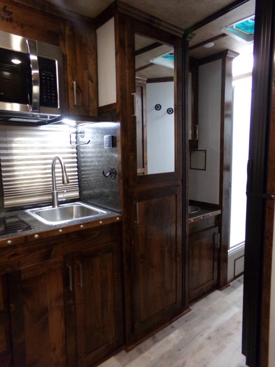 New 2026 Trails West Classic LQ 3H 10x15 Slide Out- Awning- Horse Trailer