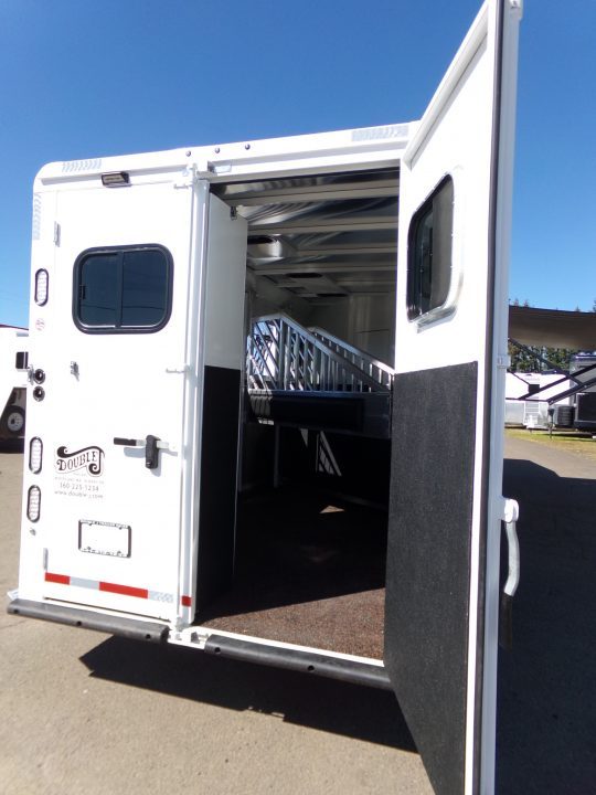 New 2026 Trails West Classic LQ 3H 10x15 Slide Out- Awning- Horse Trailer