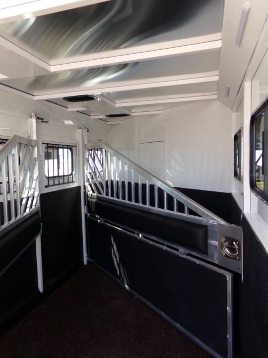 New 2026 Trails West Classic LQ 3H 10x15 Slide Out- Awning- Horse Trailer