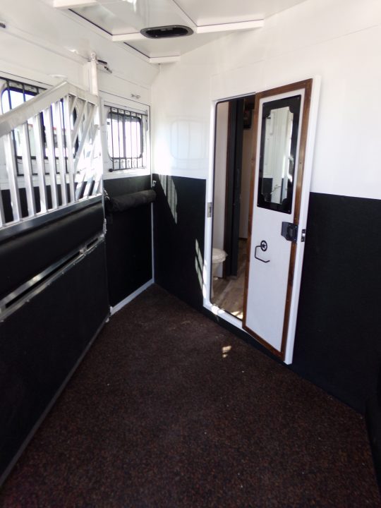 New 2026 Trails West Classic LQ 3H 10x15 Slide Out- Awning- Horse Trailer