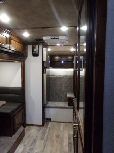 New 2026 Trails West Classic LQ 3H 10x15 Slide Out- Awning- Horse Trailer