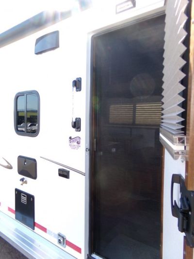 New 2026 Trails West Classic LQ 3H 10x15 Slide Out- Awning- Horse Trailer