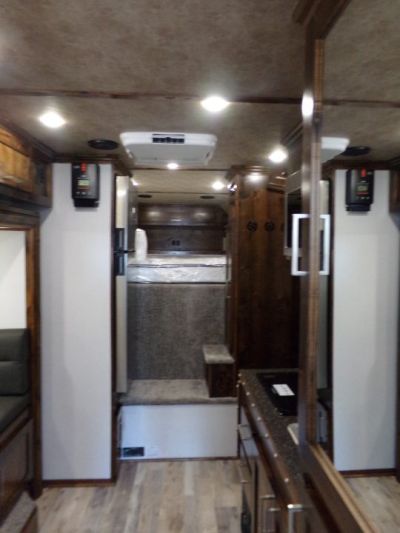 New 2026 Trails West Classic LQ 3H 10x15 Slide Out- Awning- Horse Trailer