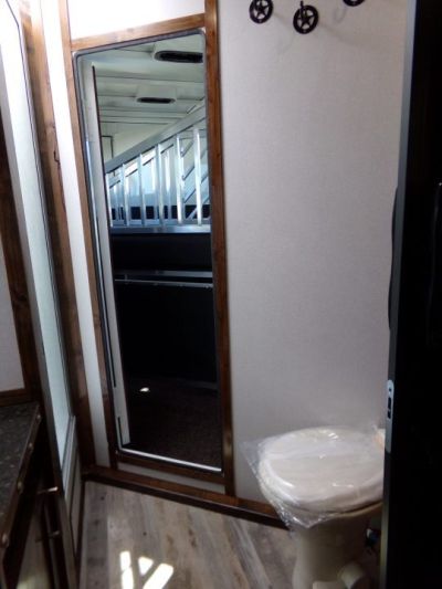 New 2026 Trails West Classic LQ 3H 10x15 Slide Out- Awning- Horse Trailer